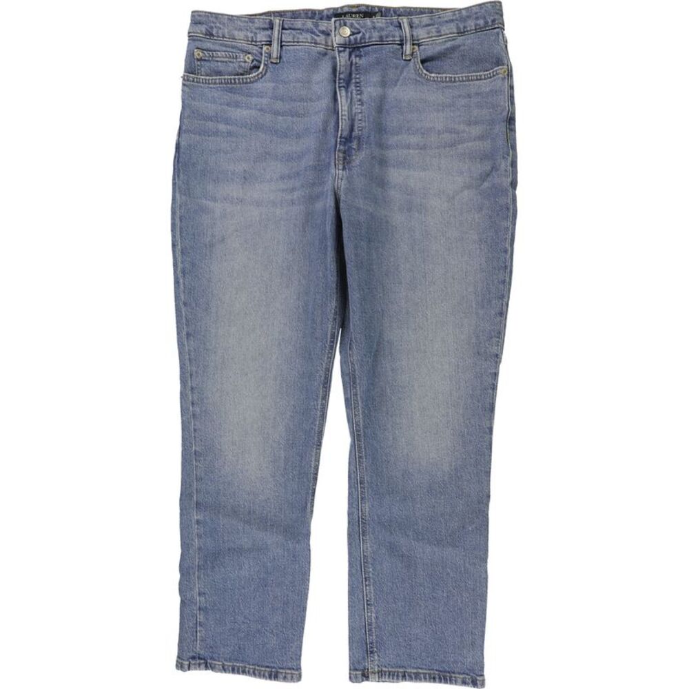 Ralph Lauren Womens Comfort Stretch Regular Straight Leg Jeans, NWT